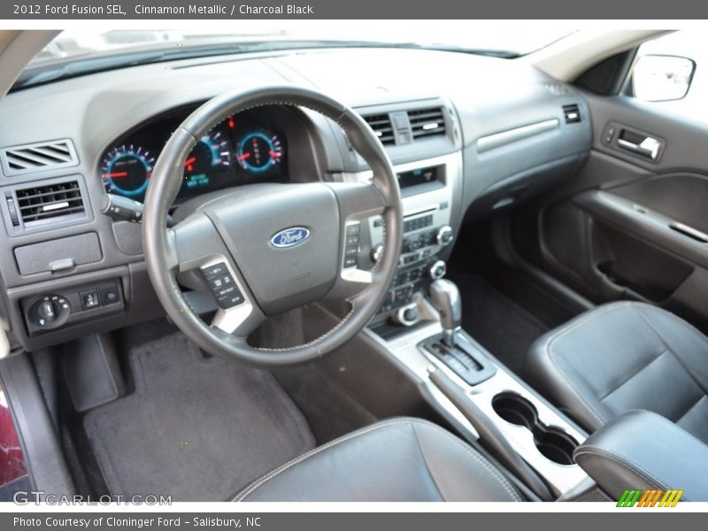 Cinnamon Metallic / Charcoal Black 2012 Ford Fusion SEL