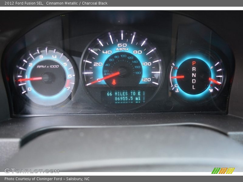 Cinnamon Metallic / Charcoal Black 2012 Ford Fusion SEL