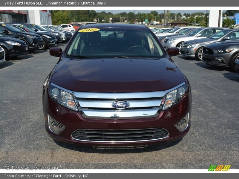 Cinnamon Metallic / Charcoal Black 2012 Ford Fusion SEL
