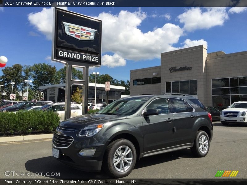 Nightfall Gray Metallic / Jet Black 2017 Chevrolet Equinox LT