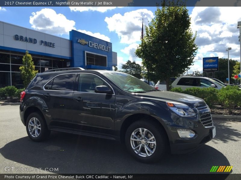 Nightfall Gray Metallic / Jet Black 2017 Chevrolet Equinox LT