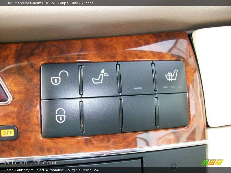 Black / Stone 2006 Mercedes-Benz CLK 350 Coupe