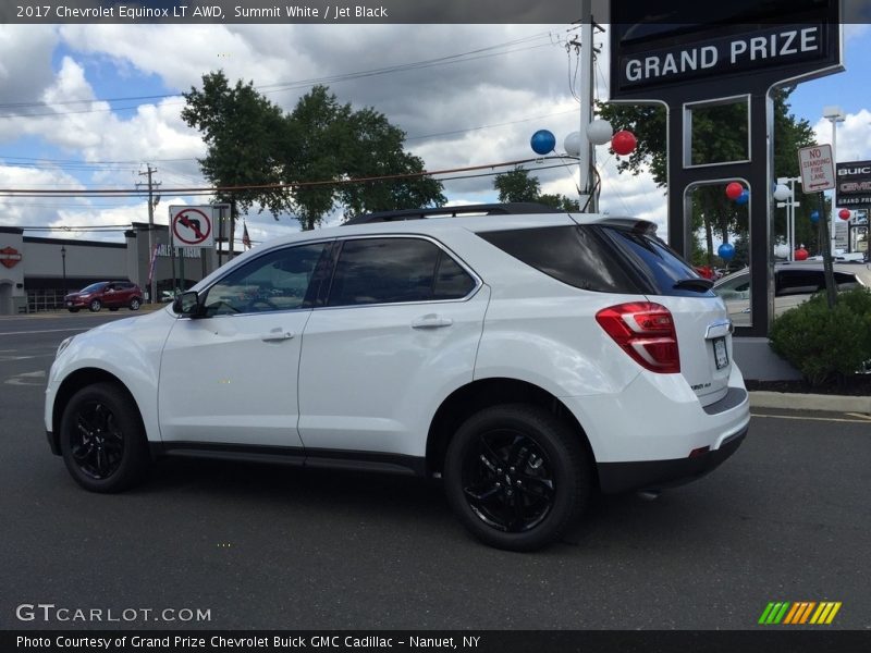 Summit White / Jet Black 2017 Chevrolet Equinox LT AWD