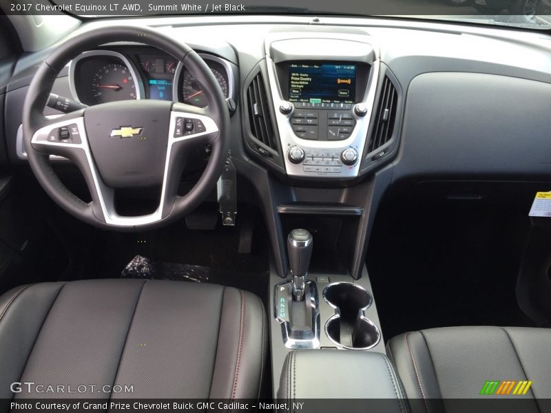 Summit White / Jet Black 2017 Chevrolet Equinox LT AWD