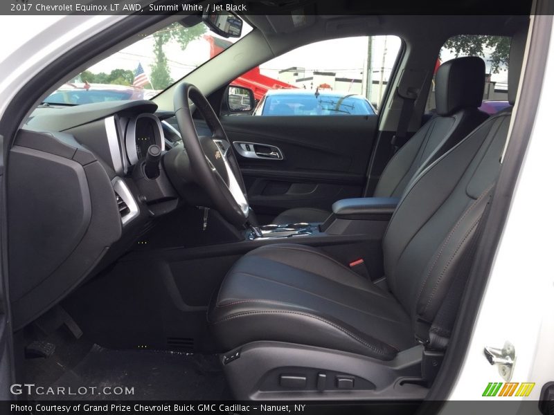 Summit White / Jet Black 2017 Chevrolet Equinox LT AWD
