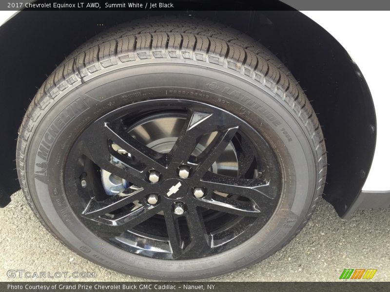 Summit White / Jet Black 2017 Chevrolet Equinox LT AWD