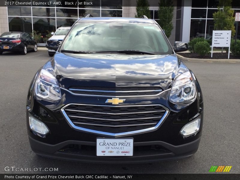 Black / Jet Black 2017 Chevrolet Equinox LT AWD
