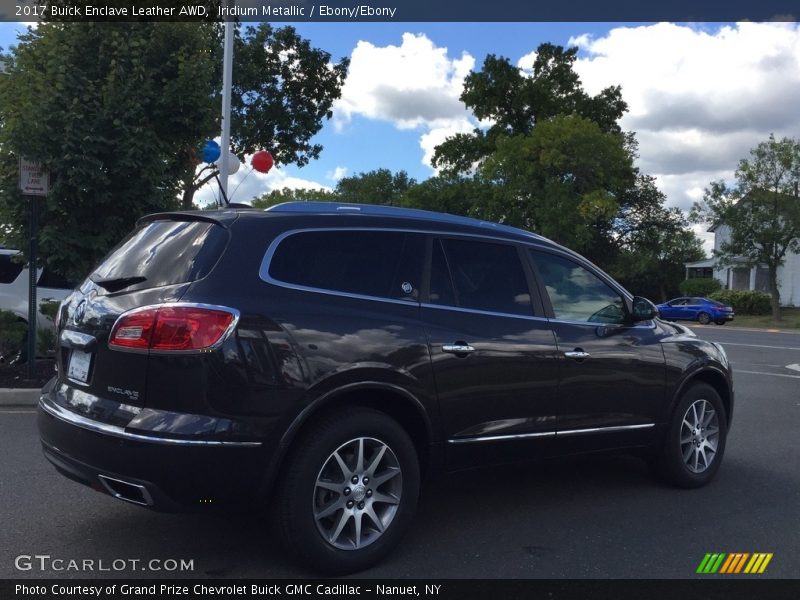 Iridium Metallic / Ebony/Ebony 2017 Buick Enclave Leather AWD