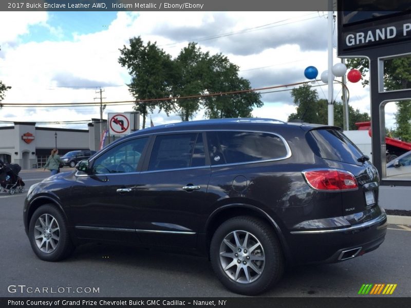 Iridium Metallic / Ebony/Ebony 2017 Buick Enclave Leather AWD