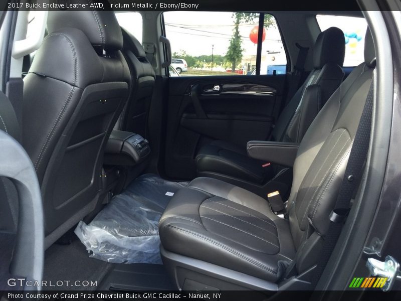 Iridium Metallic / Ebony/Ebony 2017 Buick Enclave Leather AWD