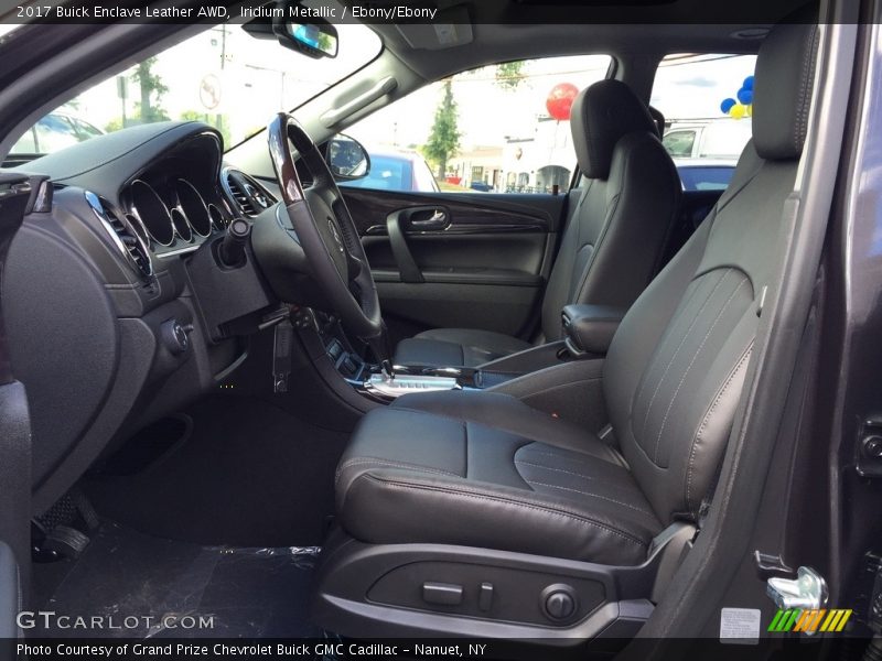 Iridium Metallic / Ebony/Ebony 2017 Buick Enclave Leather AWD