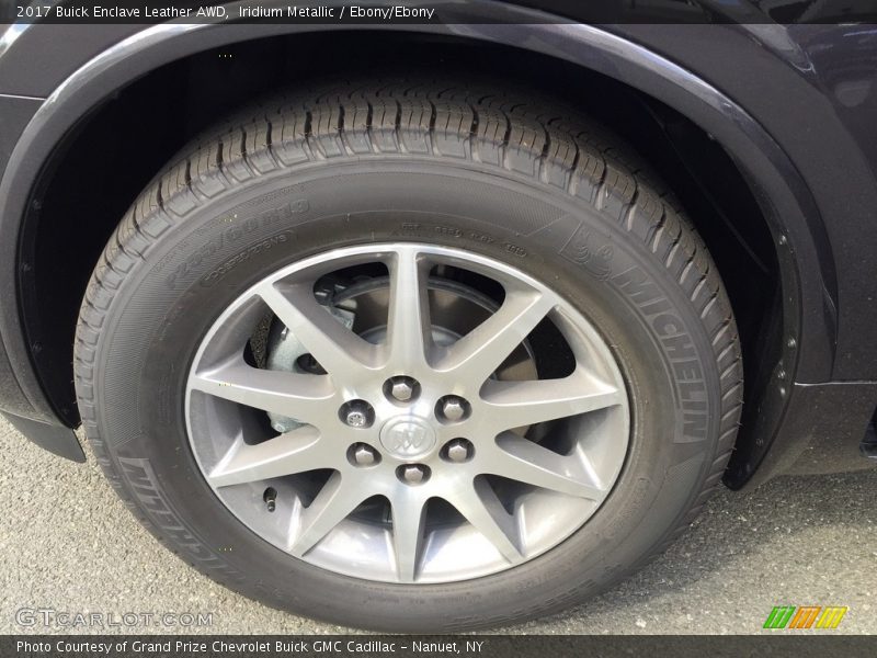 Iridium Metallic / Ebony/Ebony 2017 Buick Enclave Leather AWD