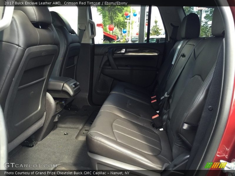 Rear Seat of 2017 Enclave Leather AWD