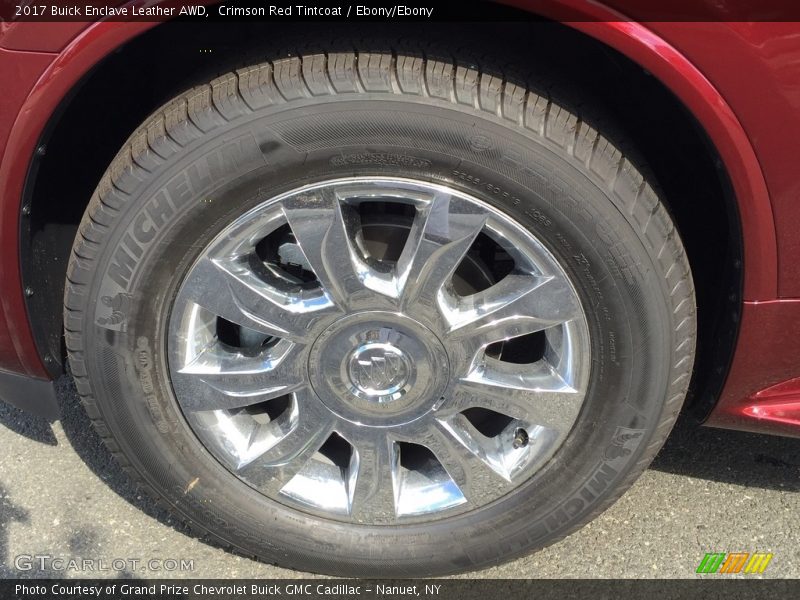 Crimson Red Tintcoat / Ebony/Ebony 2017 Buick Enclave Leather AWD
