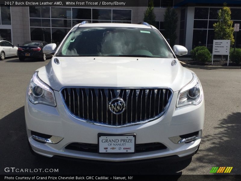 White Frost Tricoat / Ebony/Ebony 2017 Buick Enclave Leather AWD