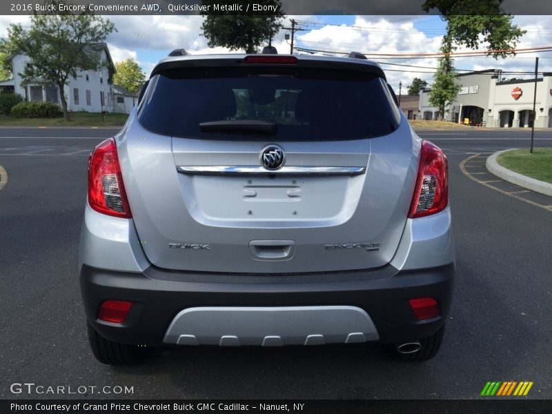 Quicksilver Metallic / Ebony 2016 Buick Encore Convenience AWD