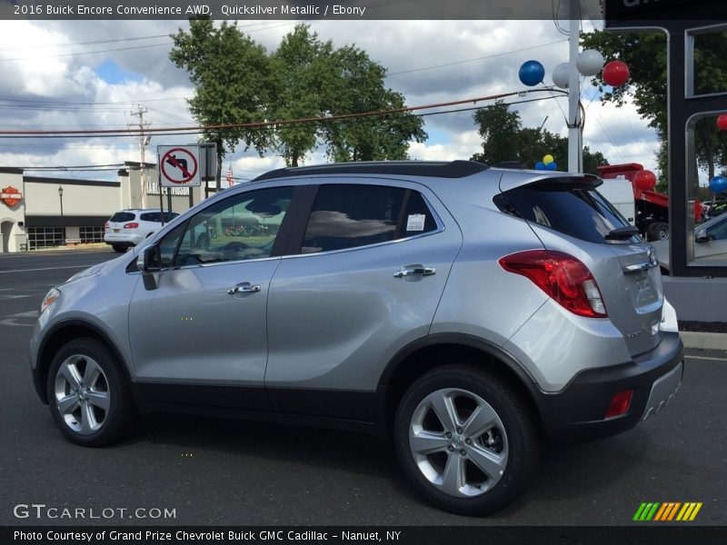 Quicksilver Metallic / Ebony 2016 Buick Encore Convenience AWD