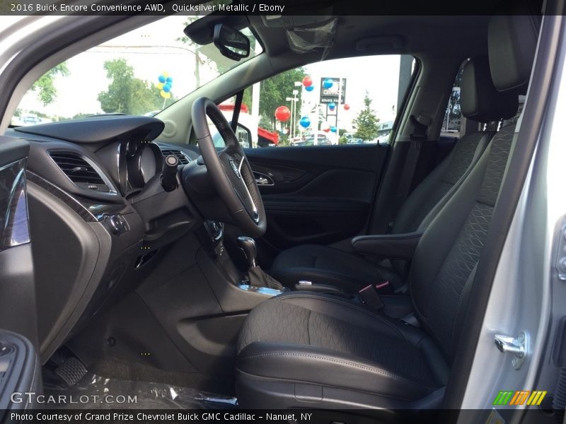 Quicksilver Metallic / Ebony 2016 Buick Encore Convenience AWD