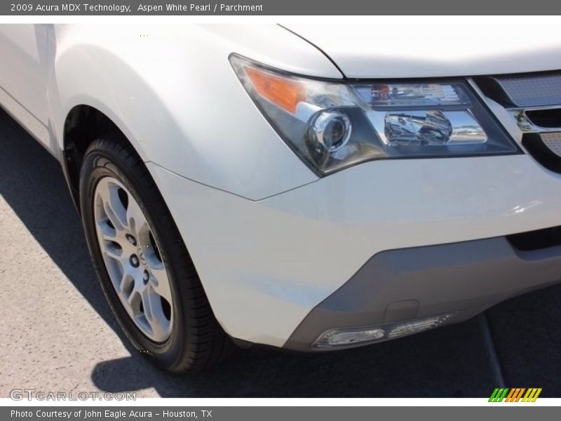 Aspen White Pearl / Parchment 2009 Acura MDX Technology