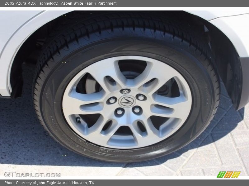 Aspen White Pearl / Parchment 2009 Acura MDX Technology