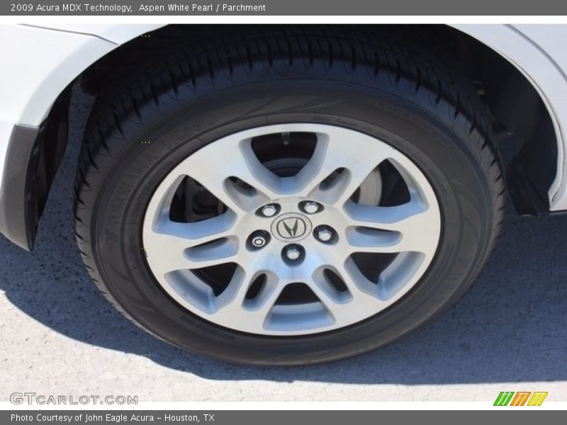 Aspen White Pearl / Parchment 2009 Acura MDX Technology