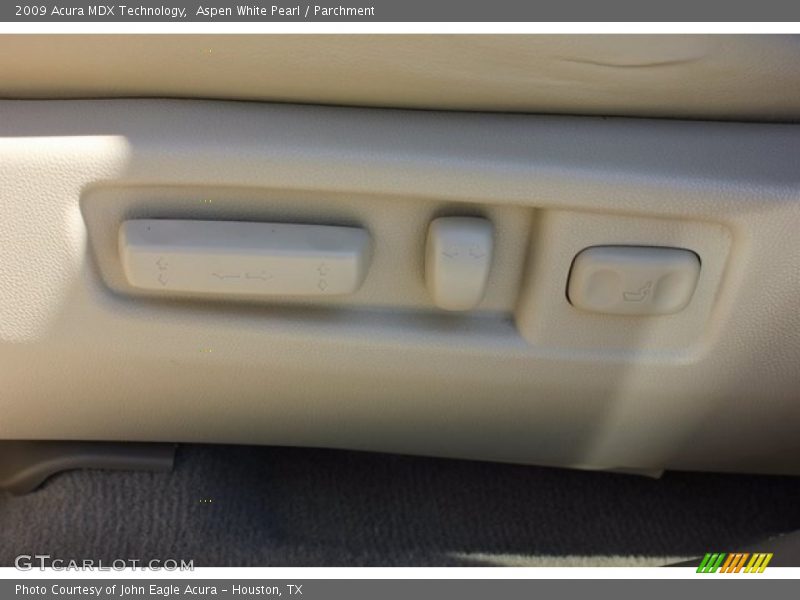 Aspen White Pearl / Parchment 2009 Acura MDX Technology