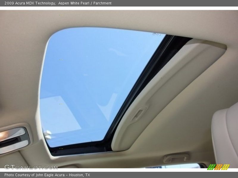 Aspen White Pearl / Parchment 2009 Acura MDX Technology