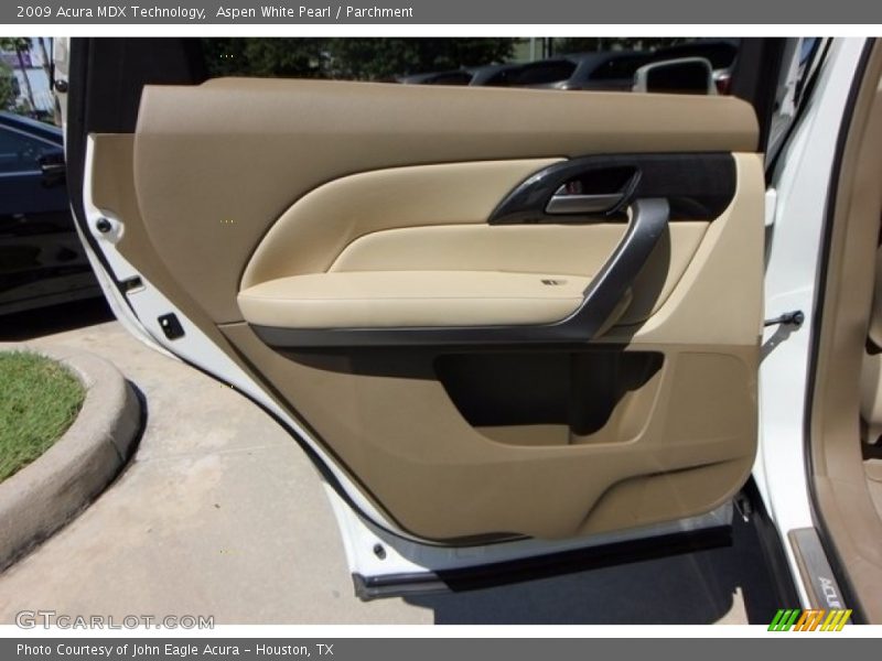 Aspen White Pearl / Parchment 2009 Acura MDX Technology