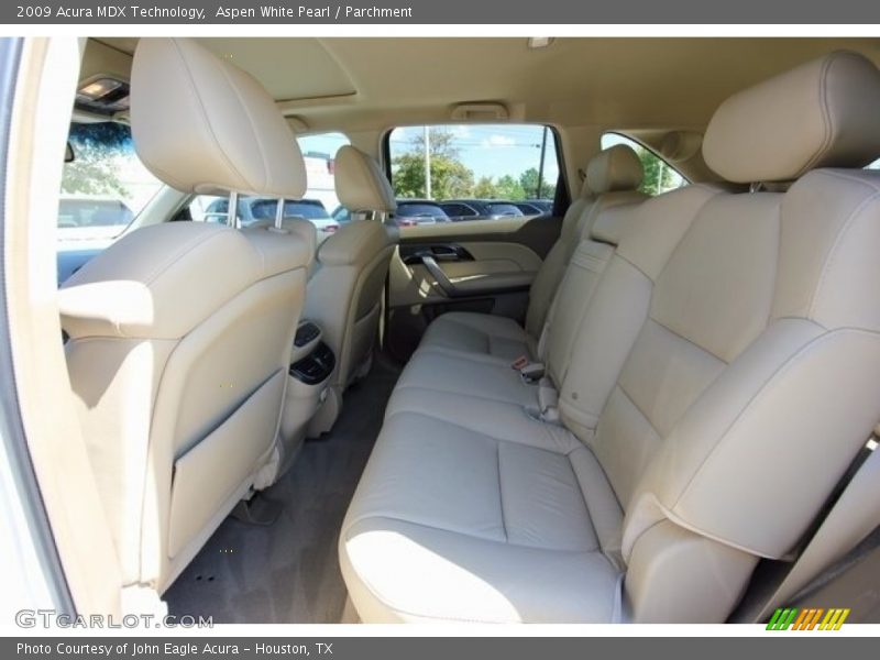 Aspen White Pearl / Parchment 2009 Acura MDX Technology