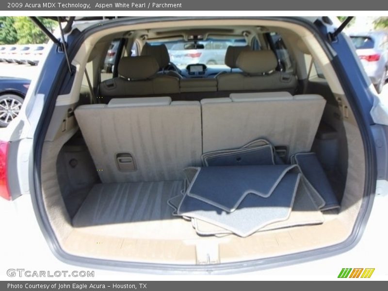 Aspen White Pearl / Parchment 2009 Acura MDX Technology