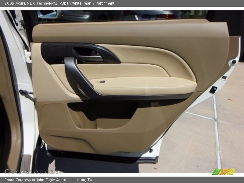 Aspen White Pearl / Parchment 2009 Acura MDX Technology