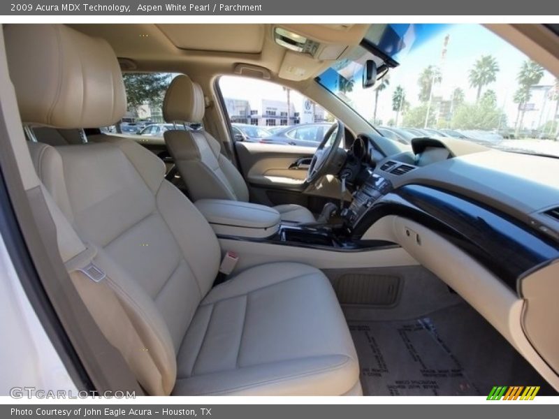 Aspen White Pearl / Parchment 2009 Acura MDX Technology