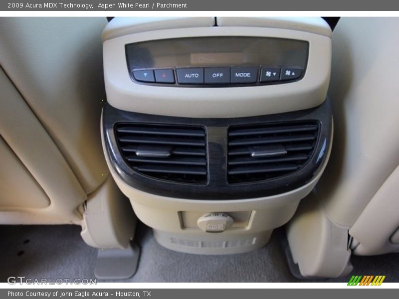 Aspen White Pearl / Parchment 2009 Acura MDX Technology