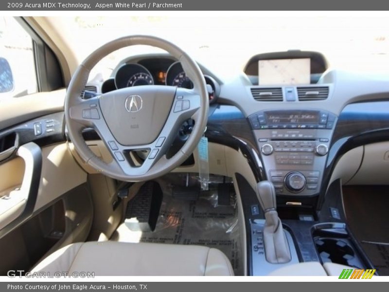 Aspen White Pearl / Parchment 2009 Acura MDX Technology