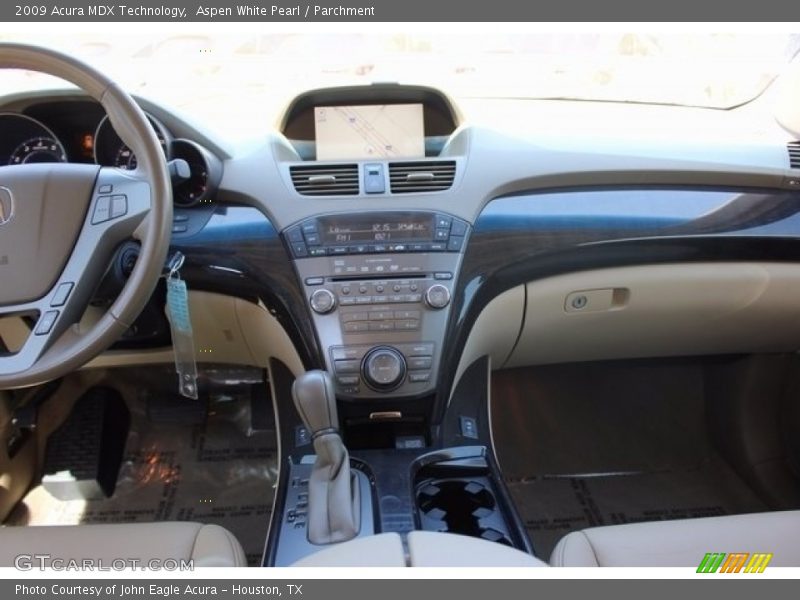 Aspen White Pearl / Parchment 2009 Acura MDX Technology