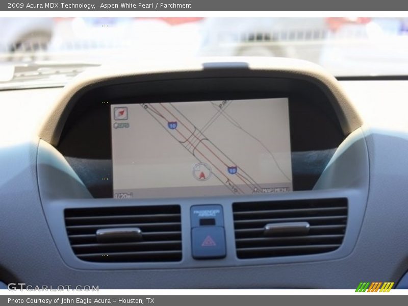 Aspen White Pearl / Parchment 2009 Acura MDX Technology
