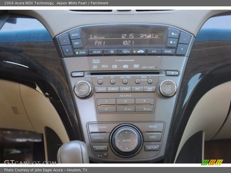 Aspen White Pearl / Parchment 2009 Acura MDX Technology