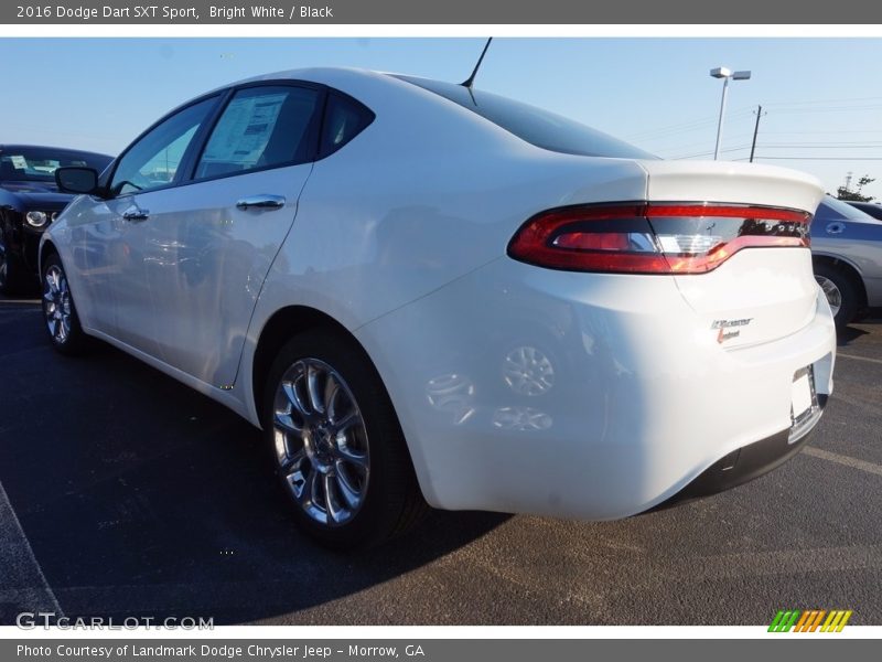 Bright White / Black 2016 Dodge Dart SXT Sport