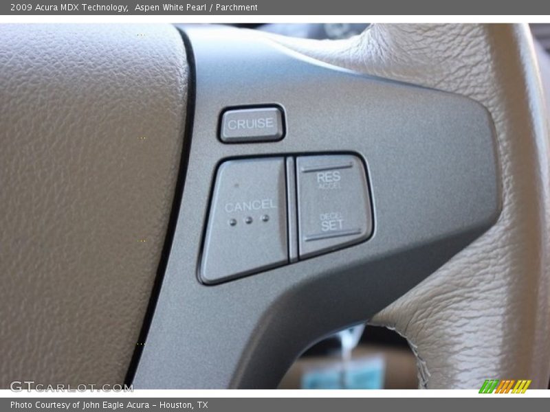 Aspen White Pearl / Parchment 2009 Acura MDX Technology