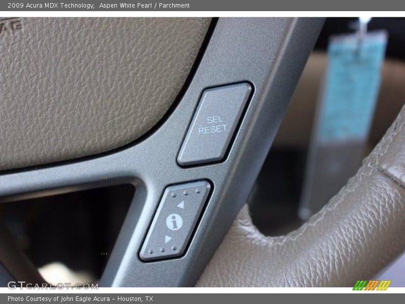 Aspen White Pearl / Parchment 2009 Acura MDX Technology