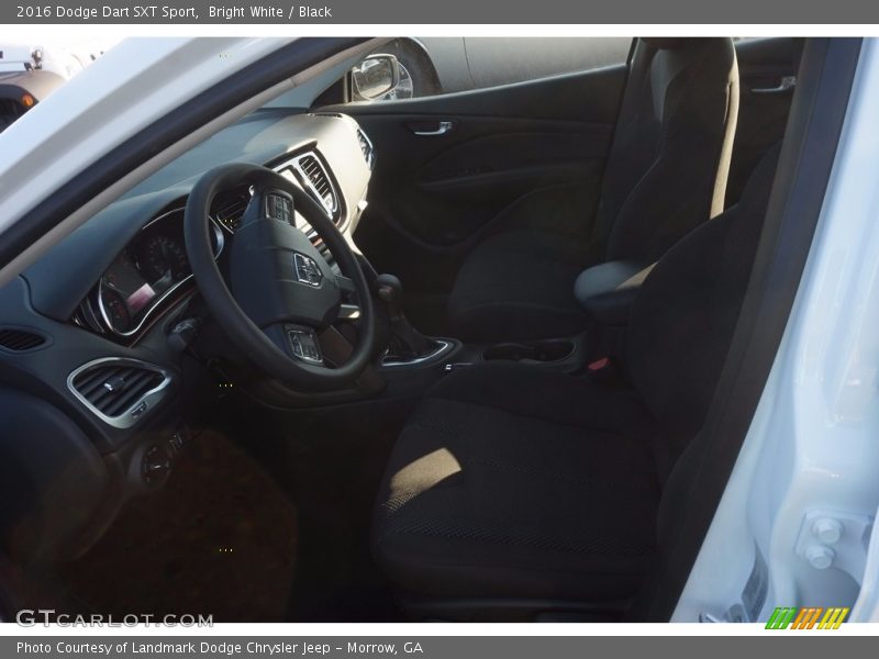 Bright White / Black 2016 Dodge Dart SXT Sport