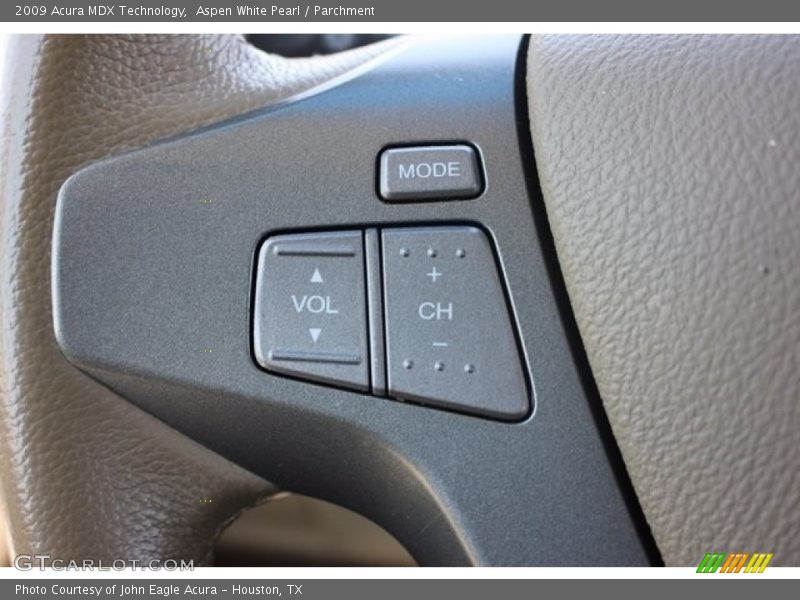 Aspen White Pearl / Parchment 2009 Acura MDX Technology