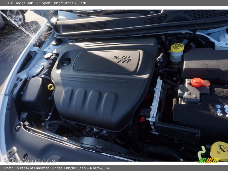 Bright White / Black 2016 Dodge Dart SXT Sport