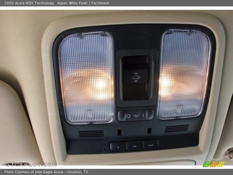 Aspen White Pearl / Parchment 2009 Acura MDX Technology