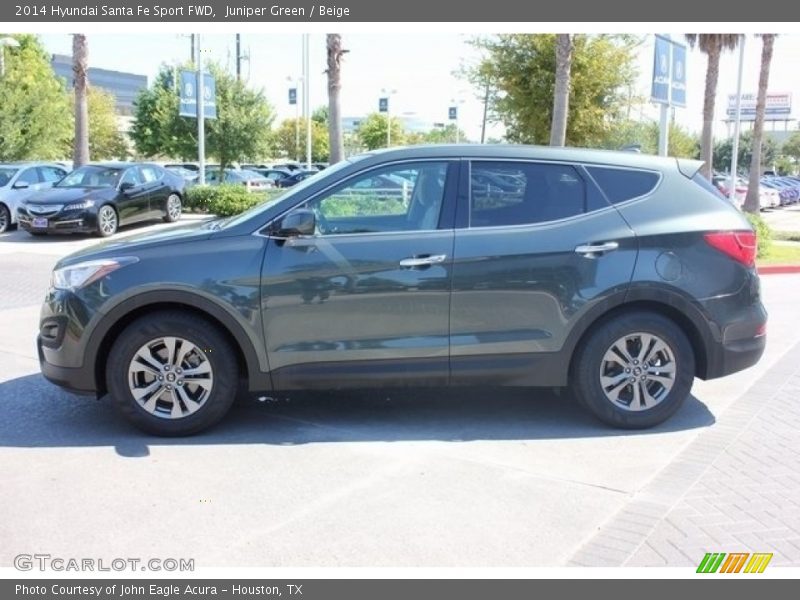 Juniper Green / Beige 2014 Hyundai Santa Fe Sport FWD