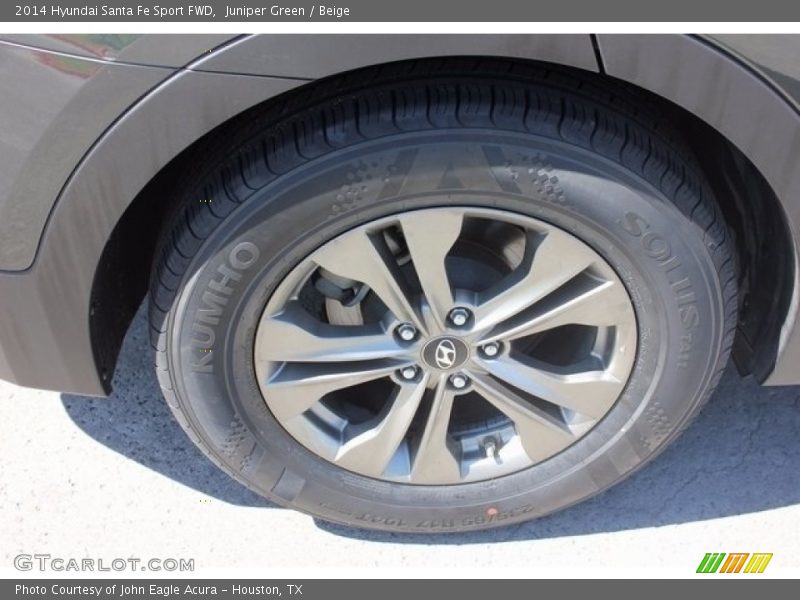 Juniper Green / Beige 2014 Hyundai Santa Fe Sport FWD