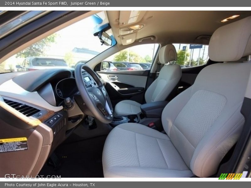 Juniper Green / Beige 2014 Hyundai Santa Fe Sport FWD