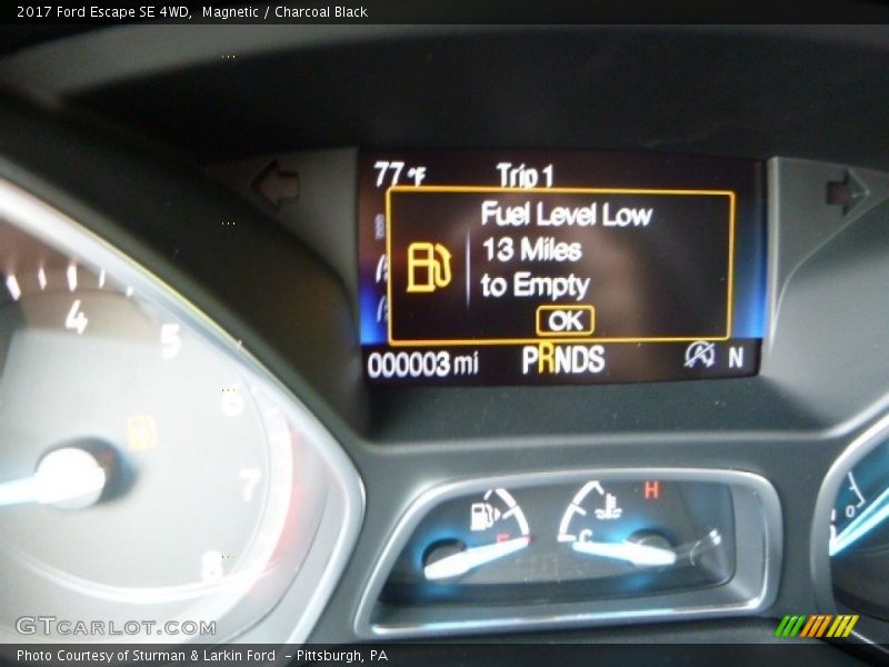 Magnetic / Charcoal Black 2017 Ford Escape SE 4WD