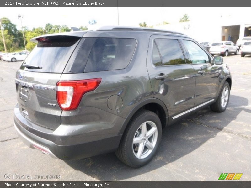 Magnetic / Ebony Black 2017 Ford Explorer XLT 4WD