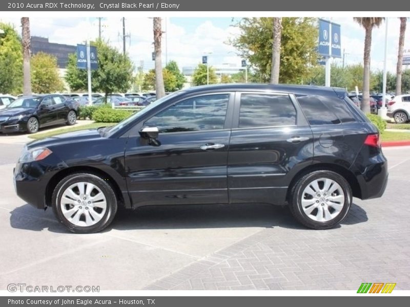 Crystal Black Pearl / Ebony 2010 Acura RDX Technology